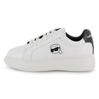 Sneakers stringate, BIANCO, hi-res
