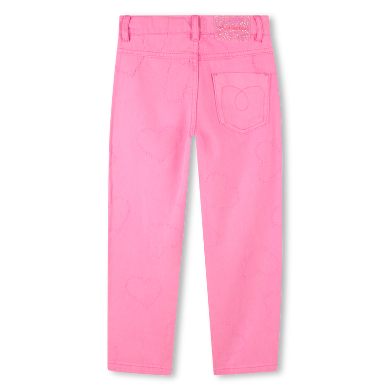 Pantaloni in twill con cuori BILLIEBLUSH 
                        BAMBINA