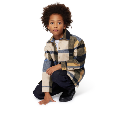 Long-Sleeved Cotton Shirt BOSS RAGAZZO