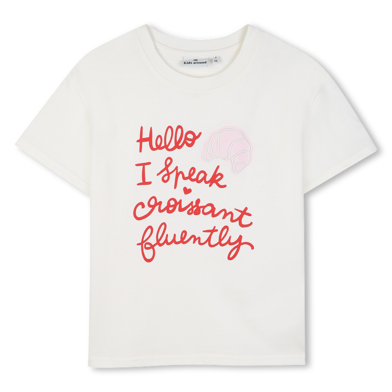 T-shirt a maniche corte KIDS AROUND 
                        BAMBINA