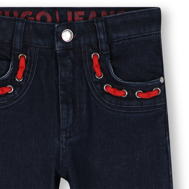 Pantaloni in denim HUGO 
                        BAMBINA