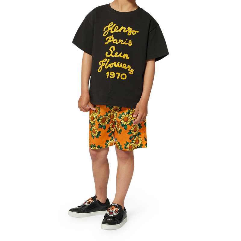 Bermuda raso di cotone stampa KENZO KIDS 
                        BAMBINO
