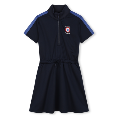 Short-Sleeved Zipped Dress KENZO KIDS BAMBINA