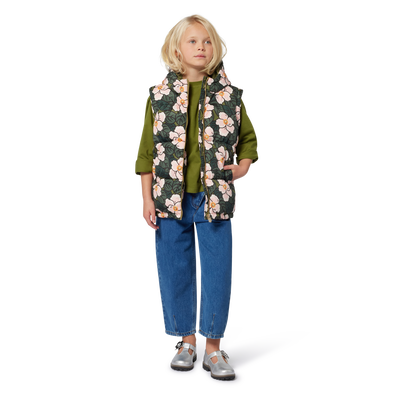 Pantaloni in denim asimmetrici KENZO KIDS BAMBINA