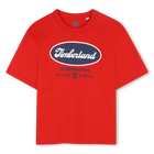T-shirt a maniche corte, ROSSO, hi-res