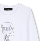 Maglietta a maniche lunghe KARL LAGERFELD KIDS 
                    BAMBINA