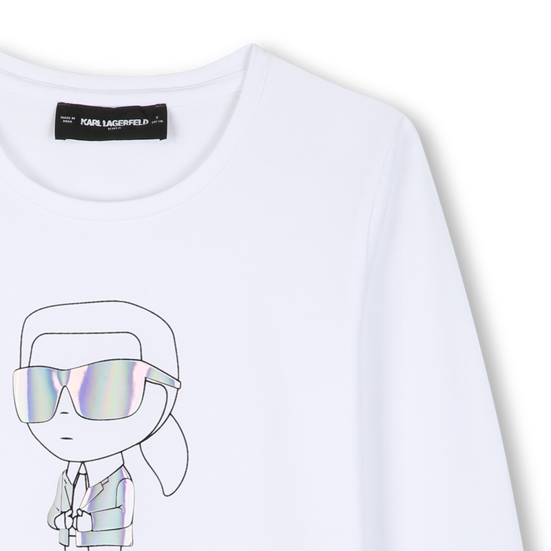 Maglietta a maniche lunghe KARL LAGERFELD KIDS 
                        BAMBINA