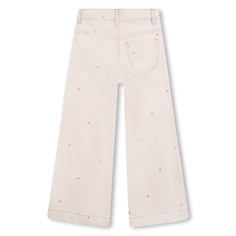 Pantalone in cotone con cuori BILLIEBLUSH 
                        BAMBINA
