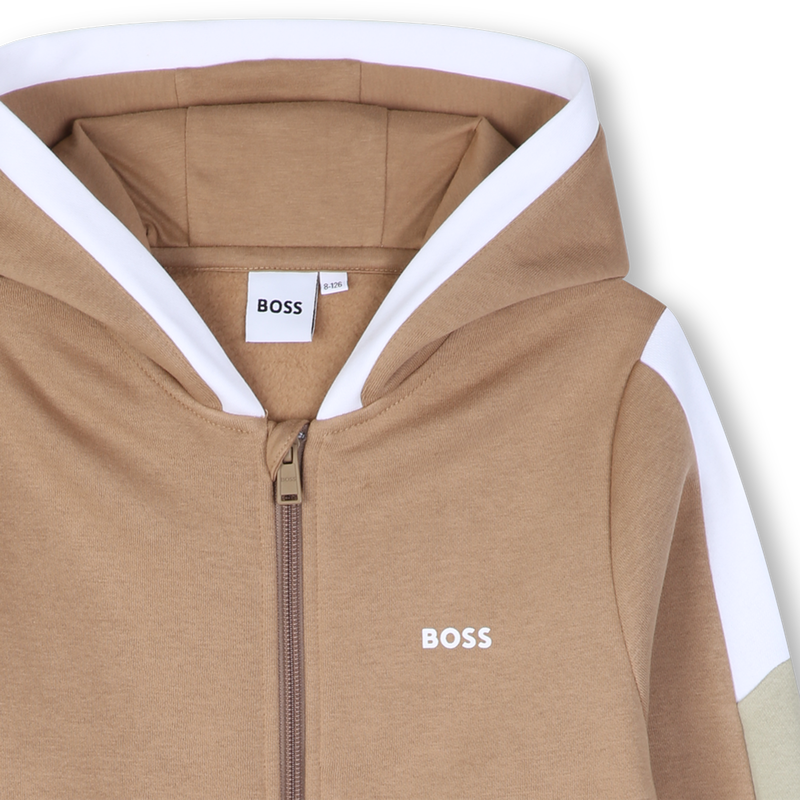 Cardigan con cappuccio BOSS 
                        RAGAZZO