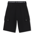 Bermuda elasticizzato in vita KARL LAGERFELD KIDS 
                    RAGAZZO