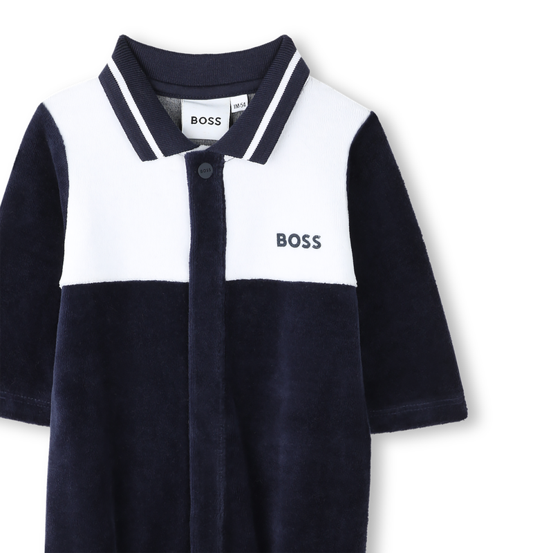 Tuta in velluto BOSS 
                        RAGAZZO