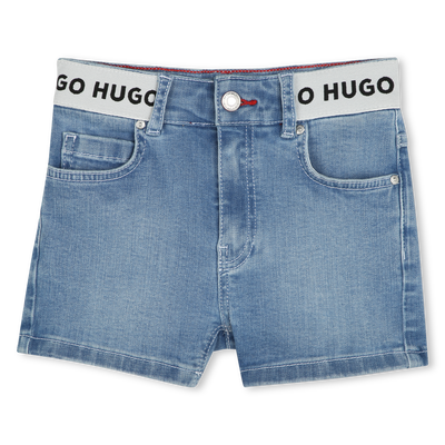 Shorts di jeans con tasche HUGO BAMBINA