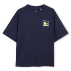 T-shirt a maniche corte, MARINE, hi-res