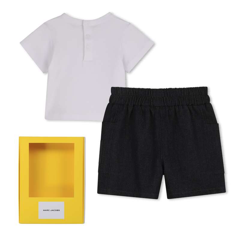 SET T-SHIRT E PANTALONCINI MARC JACOBS 
                        UNISEX