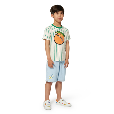 Bermuda ricamati KENZO KIDS RAGAZZO