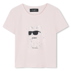 T-shirt a maniche corte KARL LAGERFELD KIDS 
                    BAMBINA