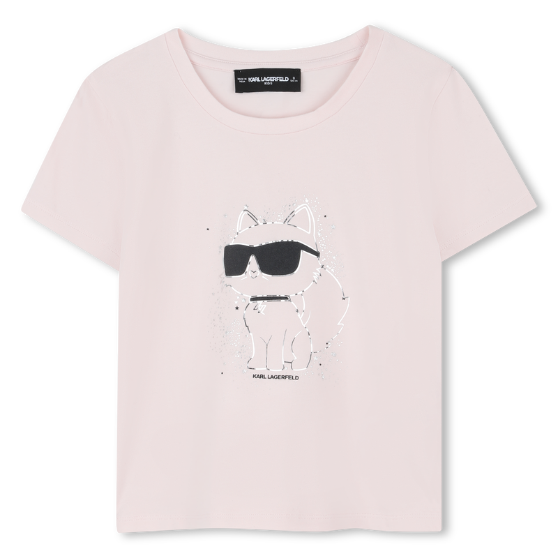 T-shirt a maniche corte KARL LAGERFELD KIDS 
                        BAMBINA