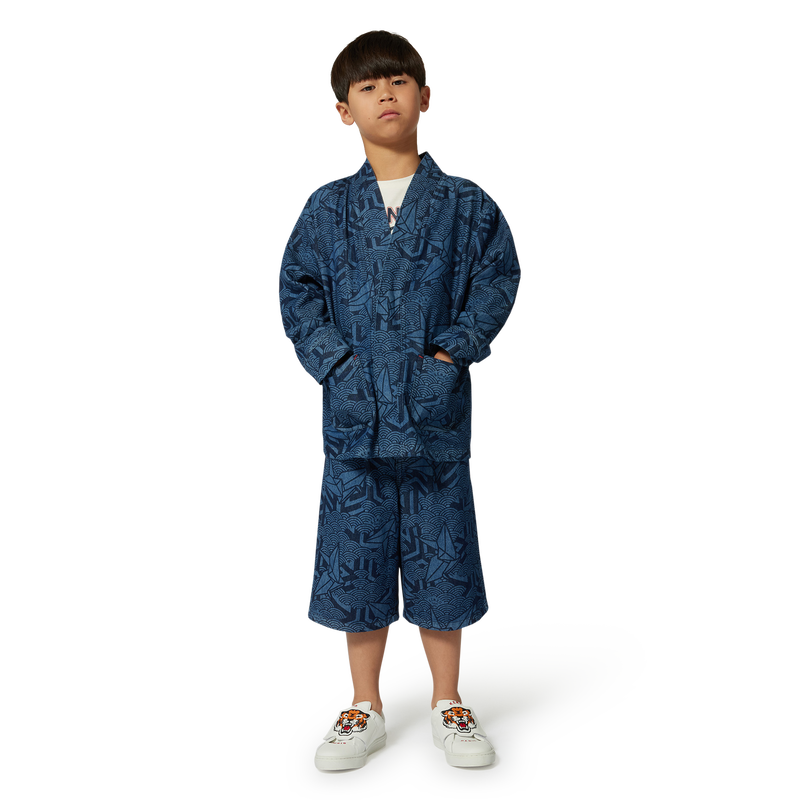 Giacca in denim stampata KENZO KIDS 
                        UNISEX