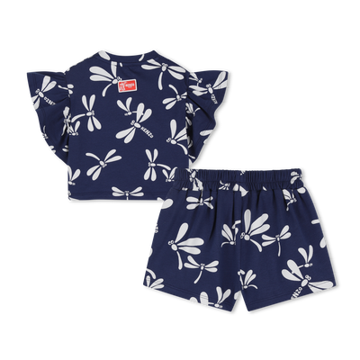 SET T-SHIRT E PANTALONCINI KENZO KIDS BAMBINA
