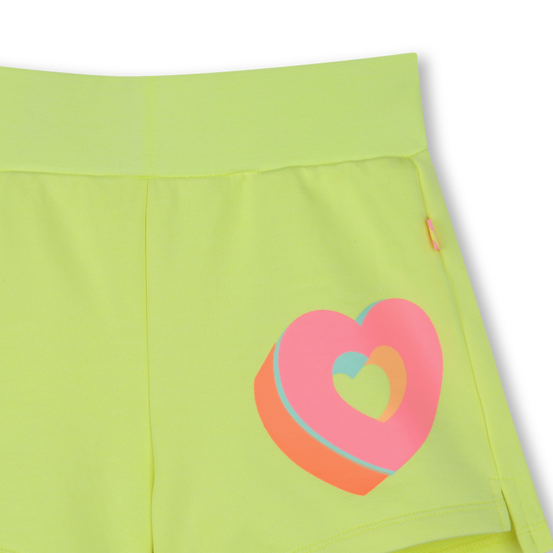 Shorts in felpa con cuori BILLIEBLUSH 
                        BAMBINA