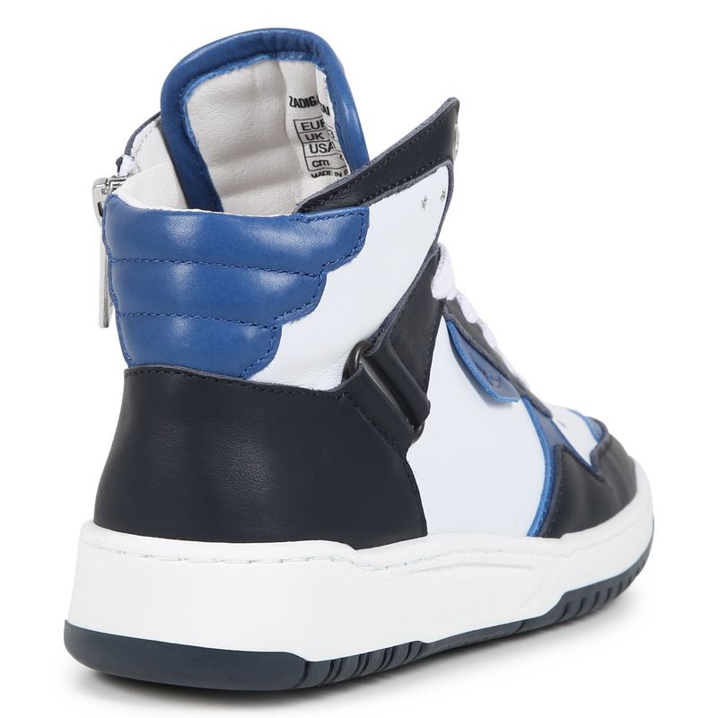 Sneakers di pelle con zip ZADIG & VOLTAIRE 
                        RAGAZZO