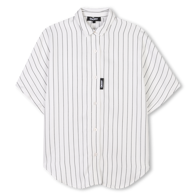 Camicia a righe lunga e fluida DKNY BAMBINA