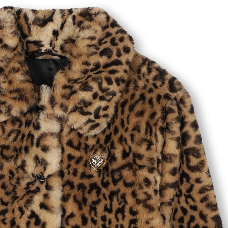 Cappotto lungo in pile SONIA RYKIEL 
                        BAMBINA