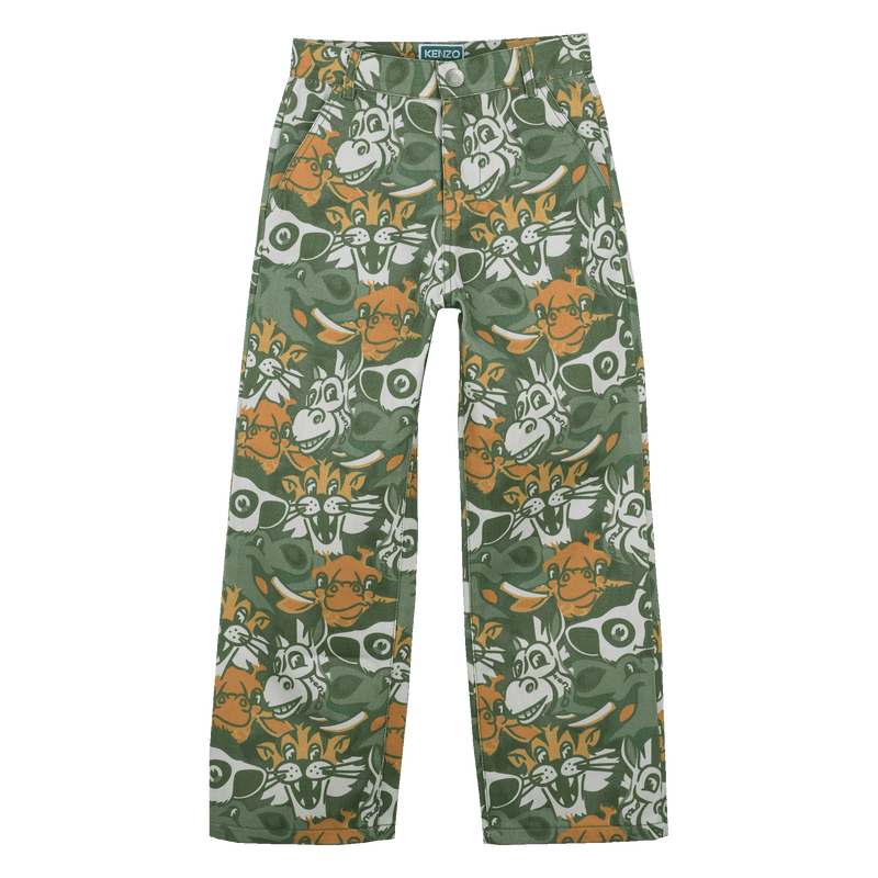 Pantaloni dal taglio dritto KENZO KIDS 
                        RAGAZZO