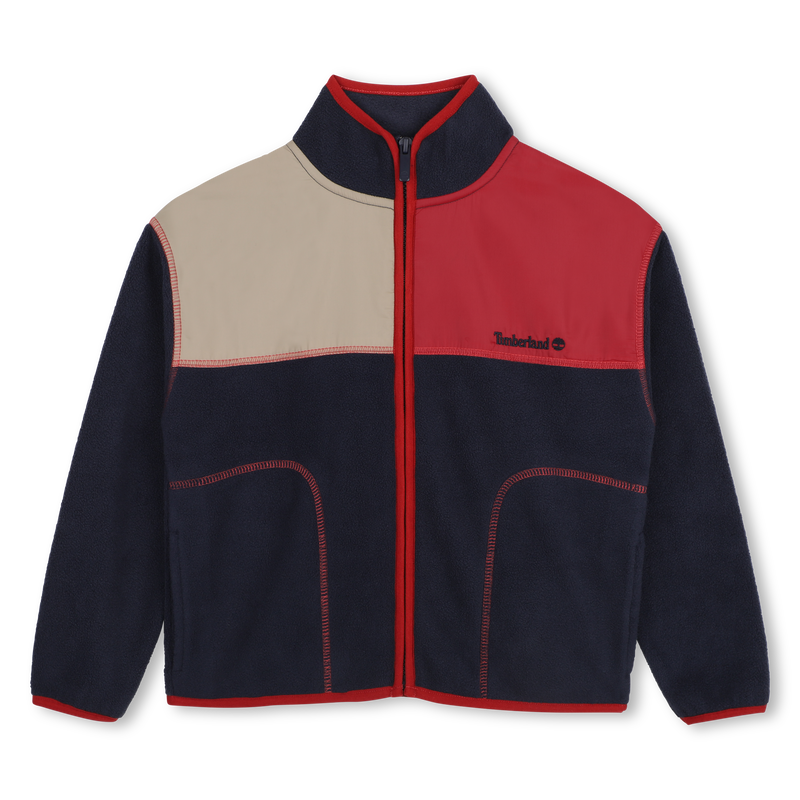 Cardigan in pile TIMBERLAND 
                        RAGAZZO