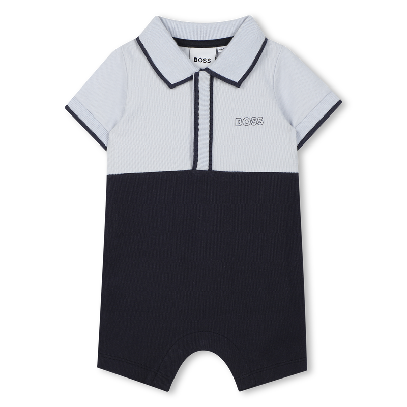 Tutina corta color-block BOSS 
                        RAGAZZO