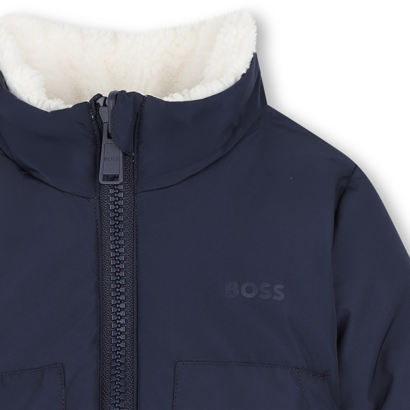 Giubbotto imbottito reversibile BOSS 
                        RAGAZZO