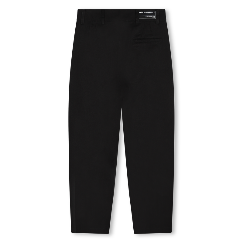 Pantaloni con le pinces KARL LAGERFELD KIDS 
                        RAGAZZO