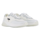 Sneakers con lacci e badge KARL LAGERFELD KIDS 
                    BAMBINA