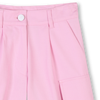 Shorts lunghi in cotone e lino DKNY 
                    BAMBINA
