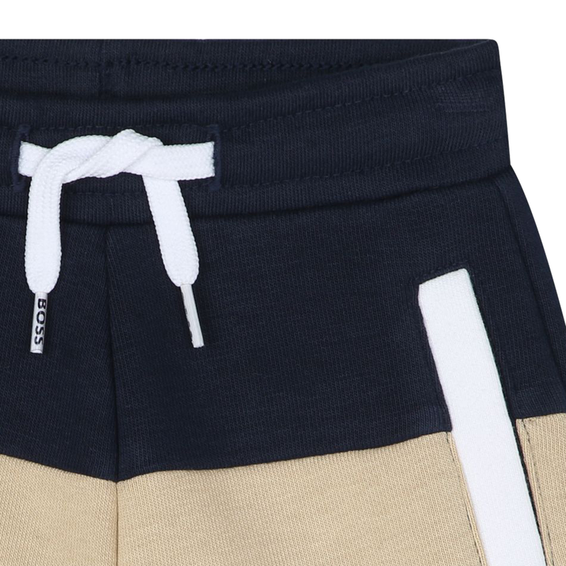 Shorts bicolore felpati BOSS 
                        RAGAZZO
