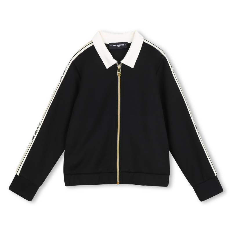 CARDIGAN CON COLLETTO KARL LAGERFELD KIDS 
                        BAMBINA