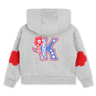 Felpa da jogging con zip KENZO KIDS 
                    BAMBINA