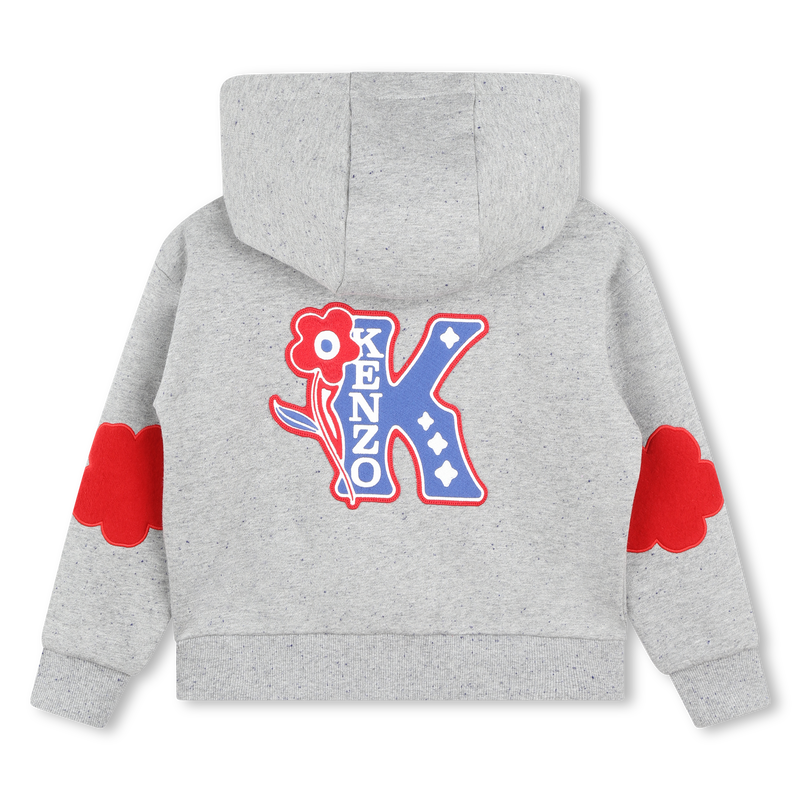 Felpa da jogging con zip KENZO KIDS 
                        BAMBINA