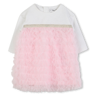 Abito da cerimonia in cotone KARL LAGERFELD KIDS 
                    BAMBINA
