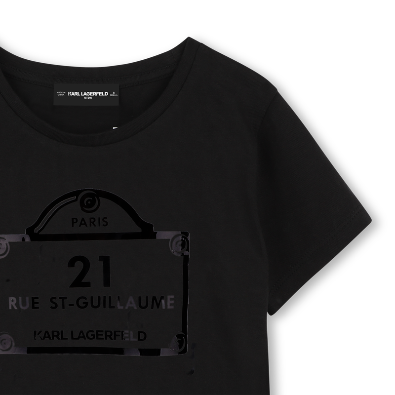 TEE SHIRT KARL LAGERFELD KIDS 
                        BAMBINA