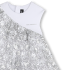 Abito da cerimonia bimateriale KARL LAGERFELD KIDS 
                    BAMBINA