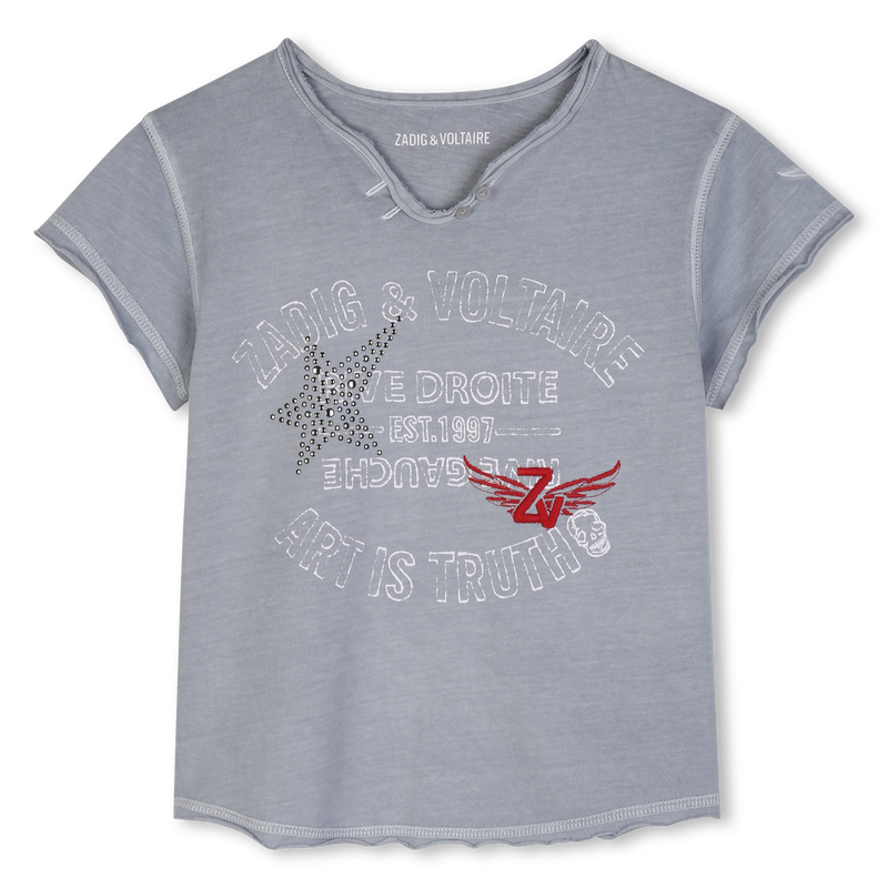 T-shirt a maniche corte ZADIG & VOLTAIRE 
                        BAMBINA