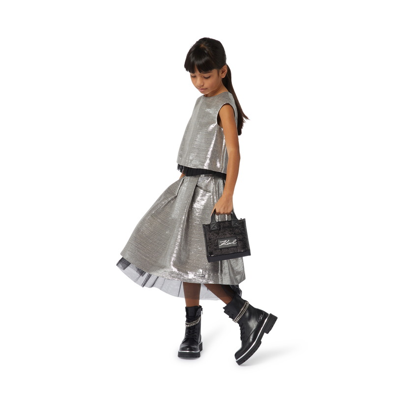 Sleeveless Zip-Up Top KARL LAGERFELD KIDS 
                        BAMBINA