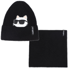 Set cappello + scaldacollo KARL LAGERFELD KIDS 
                    BAMBINA