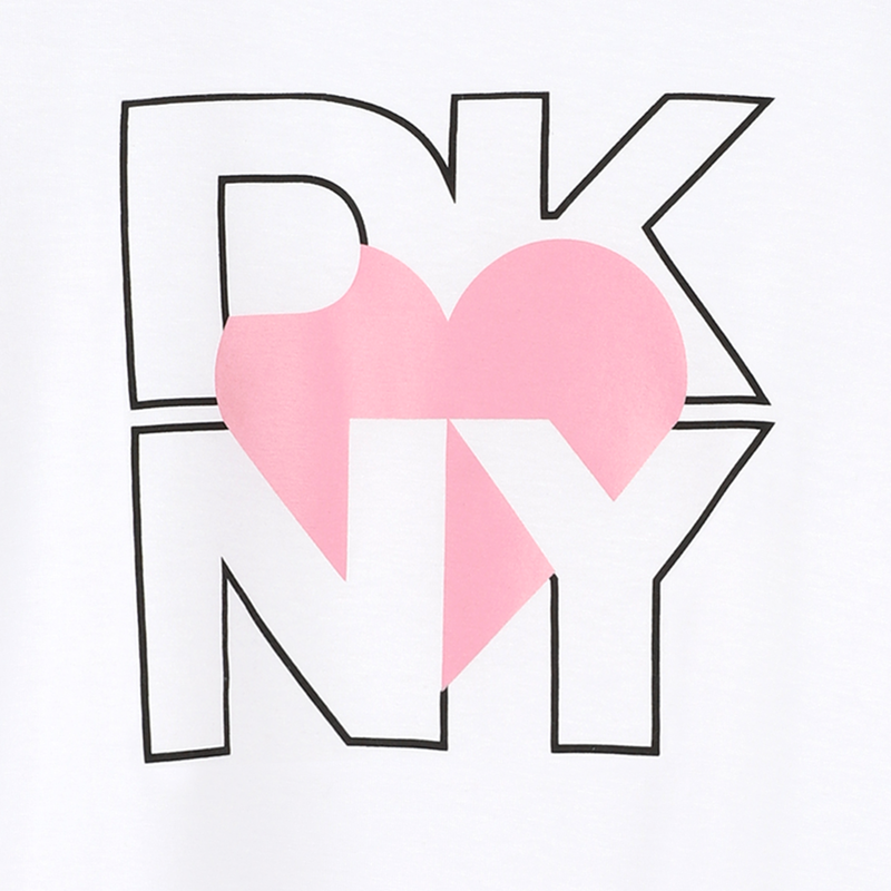 T-shirt a maniche corte DKNY 
                        BAMBINA