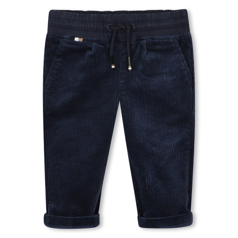 Pantaloni in velluto BOSS 
                        RAGAZZO