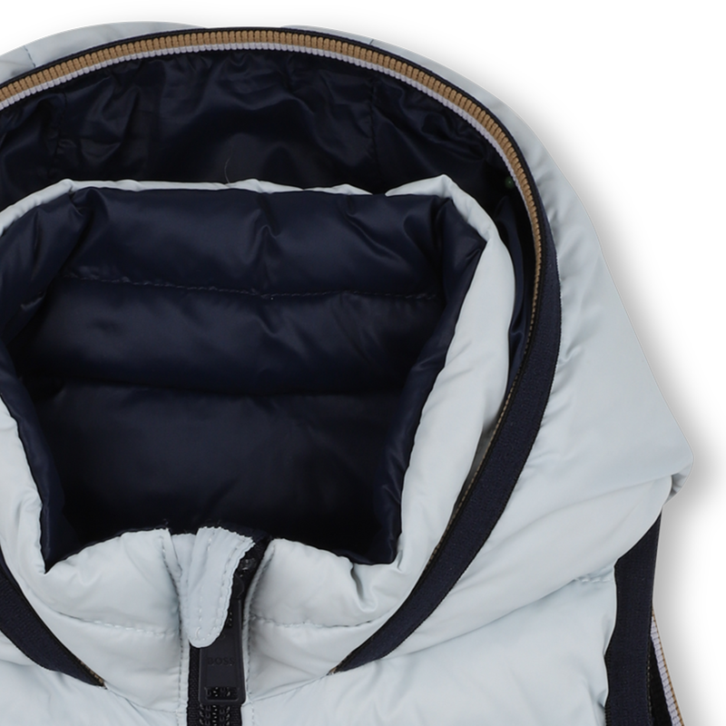 Piumino smanicato reversibile BOSS 
                        RAGAZZO