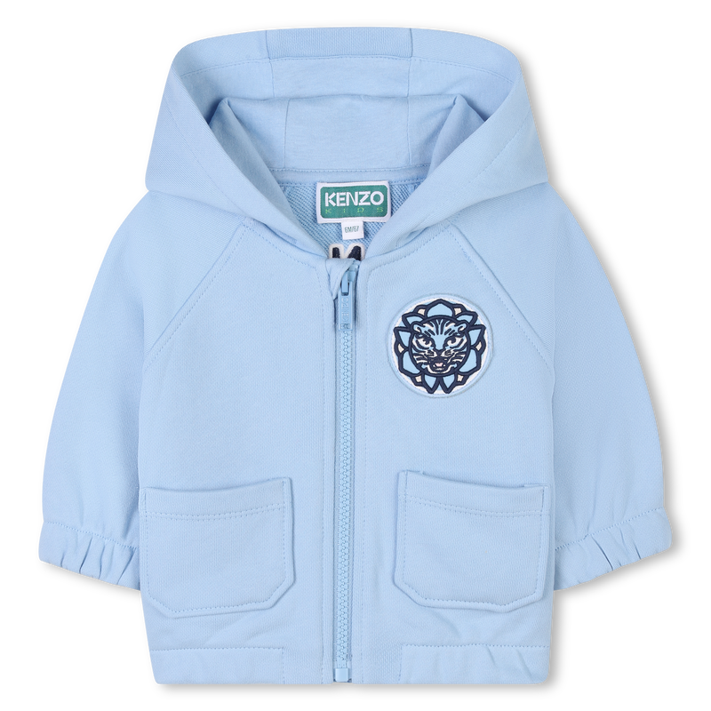 Cardigan da jogging con zip KENZO KIDS 
                        RAGAZZO