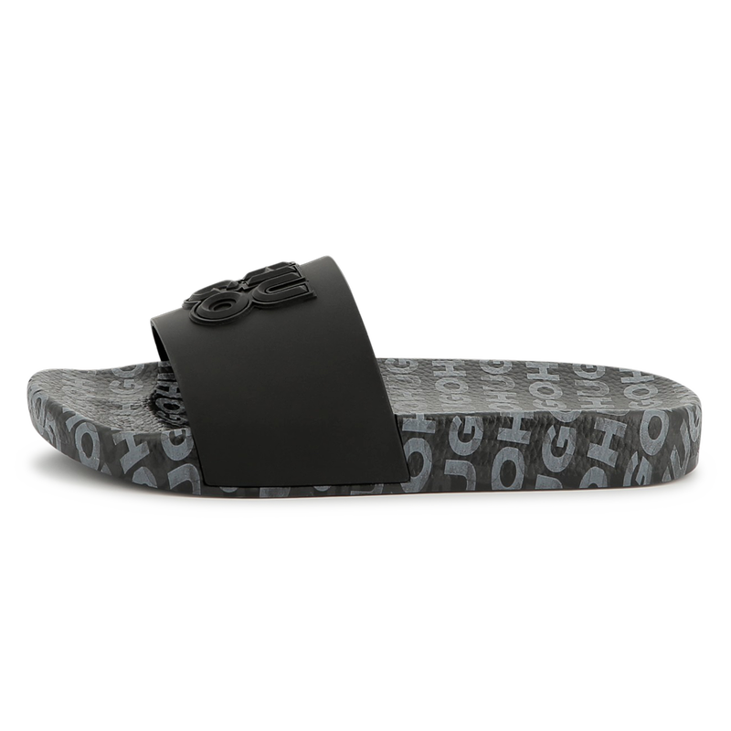 Ciabatte leggere con logo HUGO 
                        RAGAZZO