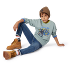Pantaloni in maglia denim TIMBERLAND 
                    RAGAZZO